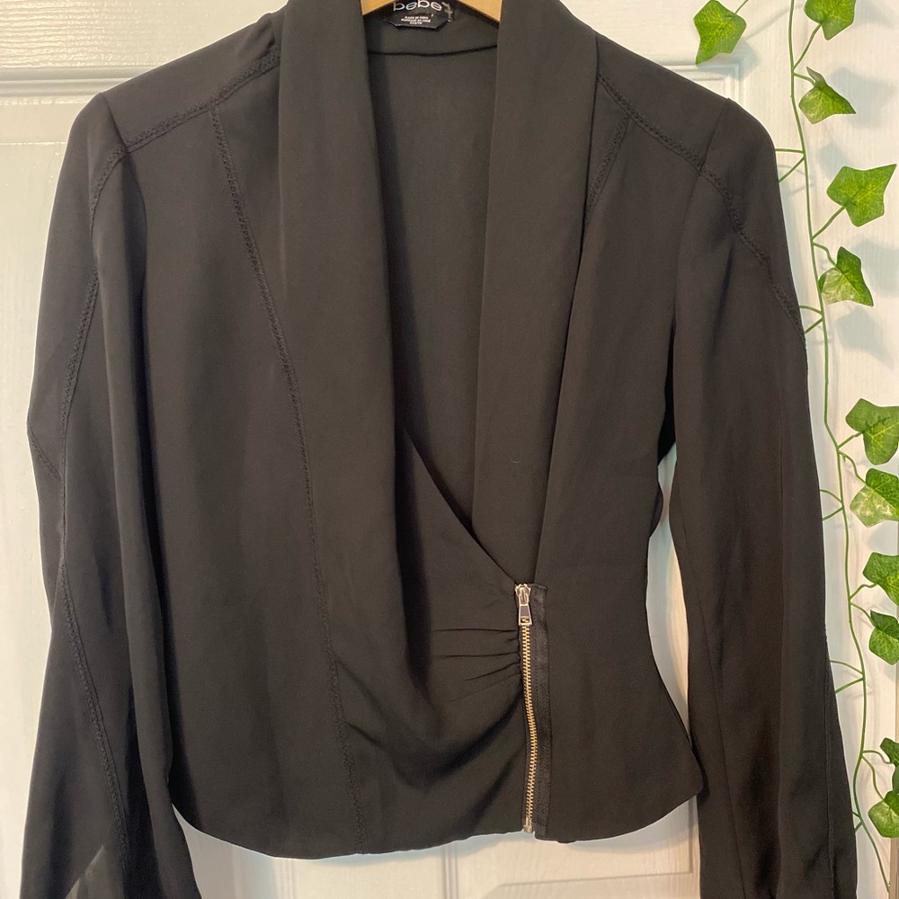 Black Blouse by Bebe